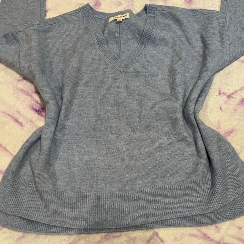 Lucky Brand Blue Pullover Hoodie
